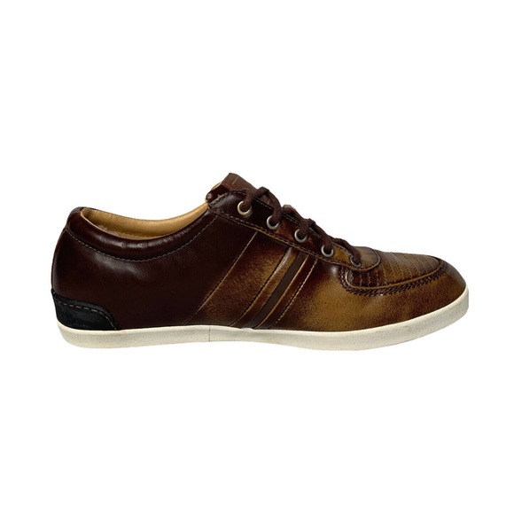 Mens Ugg Australia Brook-Lin Brown Leather Two Tone Lace Up Shoes Sneakers Sz 9 main image 9